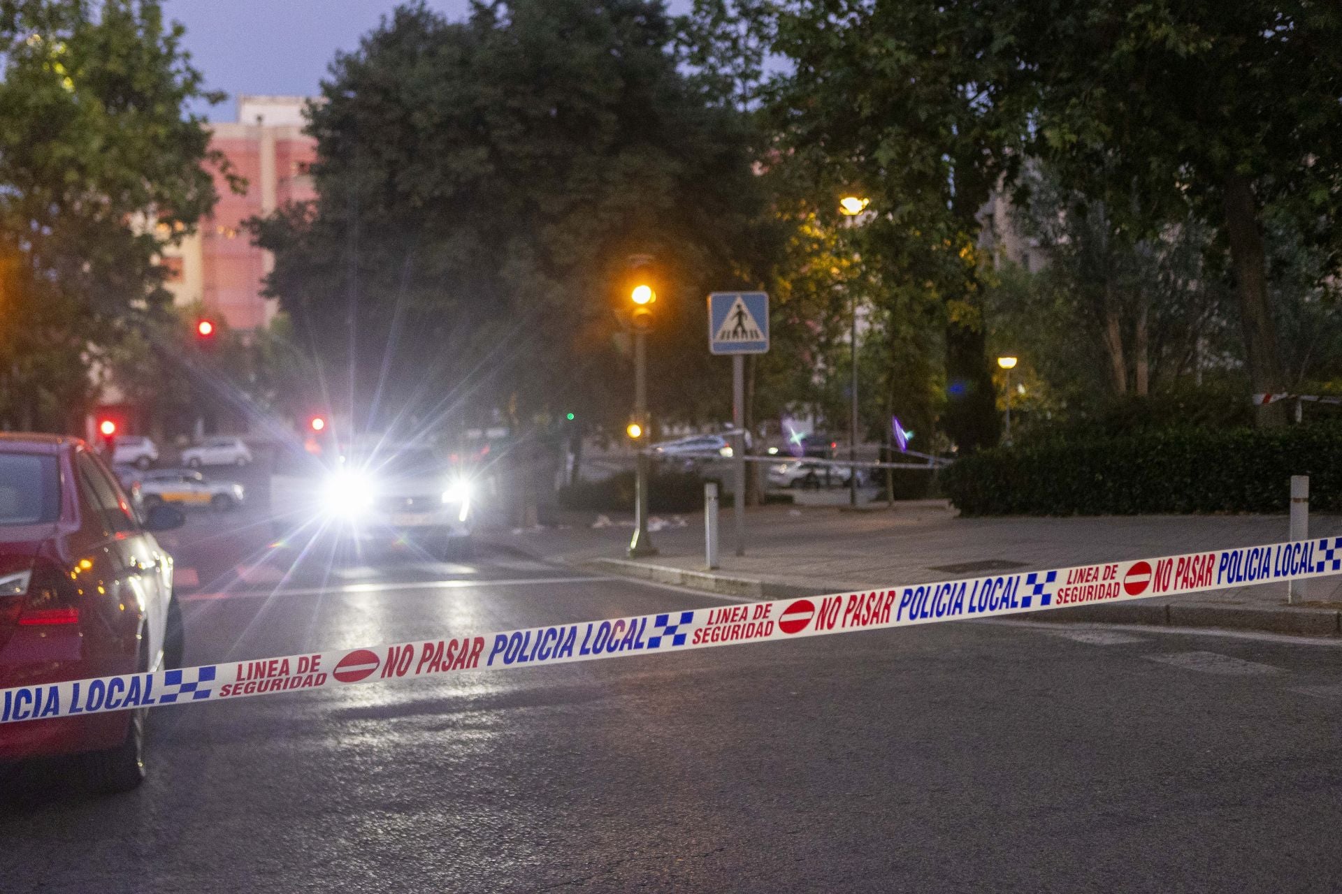 Dispositivo policial en Cáceres tras la muerte de un joven de 18 años en una pelea