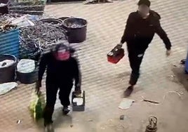 Instantánea tomada durante el robo.