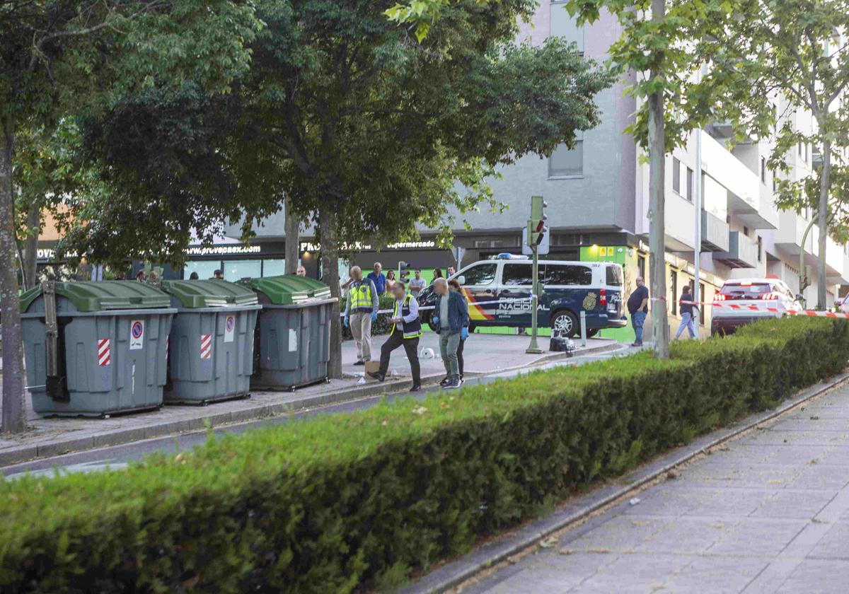 Dispositivo policial en Cáceres tras la muerte de un joven de 18 años en una pelea