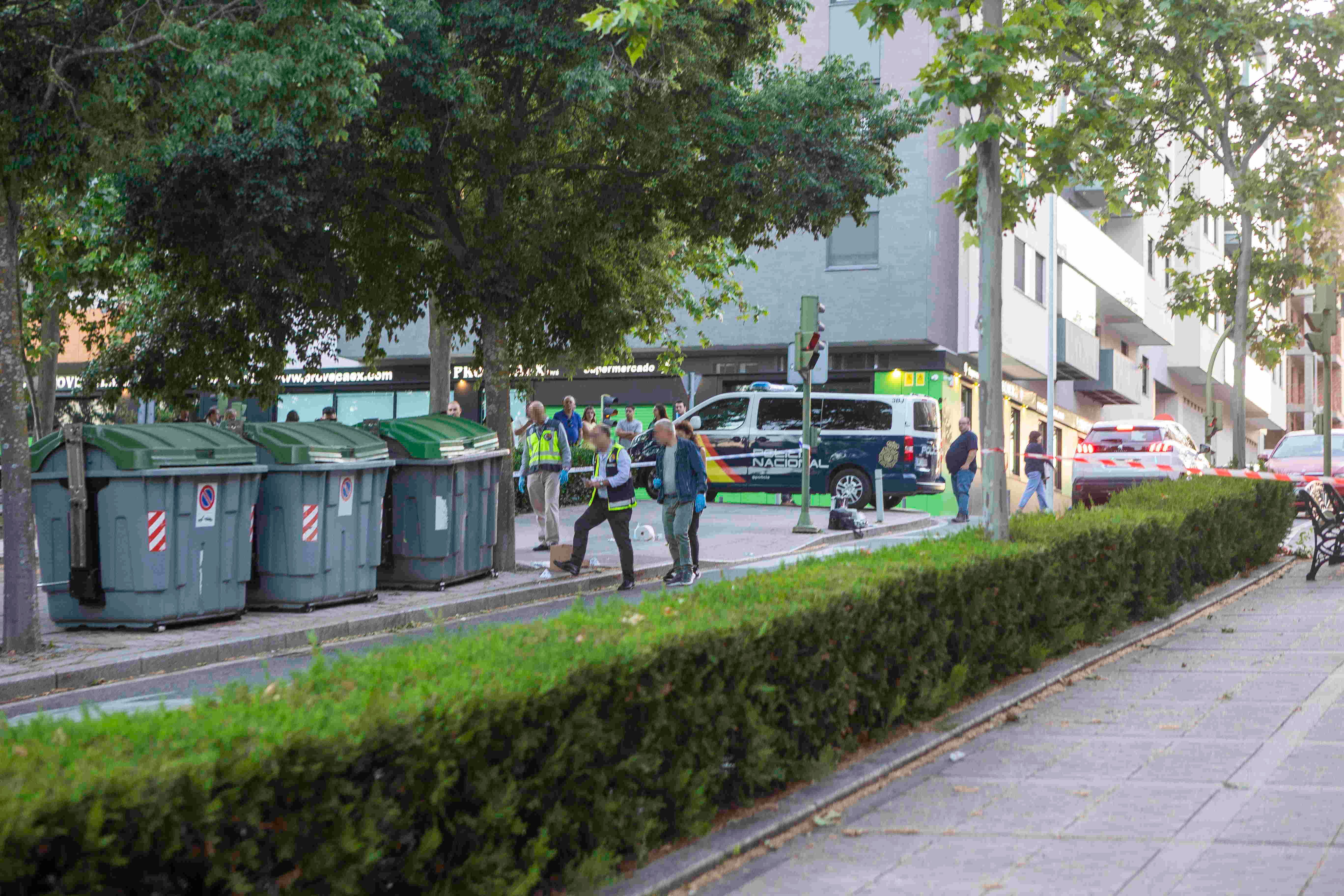 Dispositivo policial en Cáceres tras la muerte de un joven de 18 años en una pelea