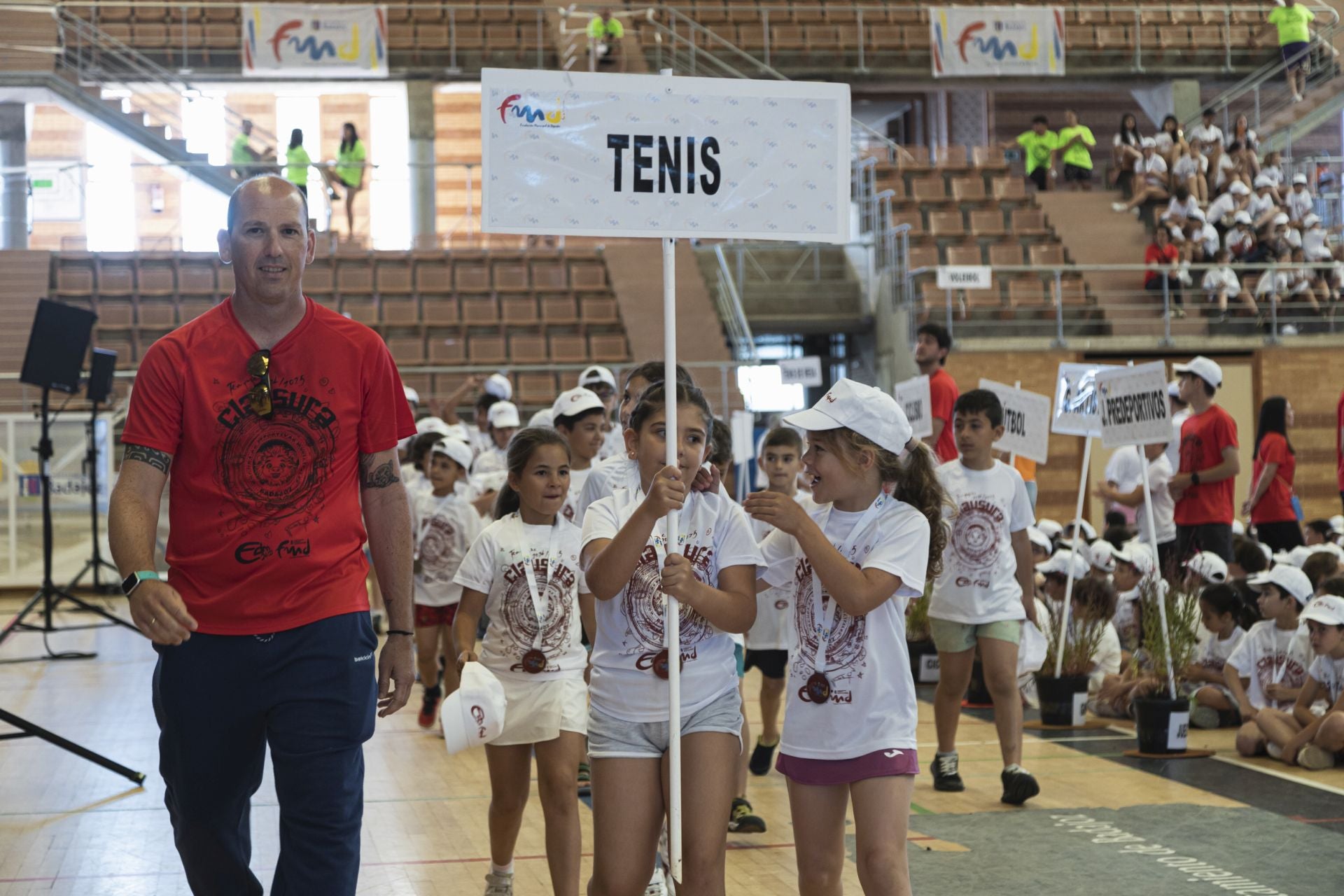 La clausura de las escuelas deportivas de la FMD, en imágenes