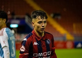 Marco Manchón en un partido de la pasada temporada.