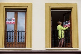 El muro de la vivienda