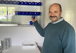 Julio Pérez de Sande, responsable del departamento de aceites.