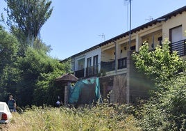 Vivienda de Aldeanueva en la que María Varela perdió ayer la vida.