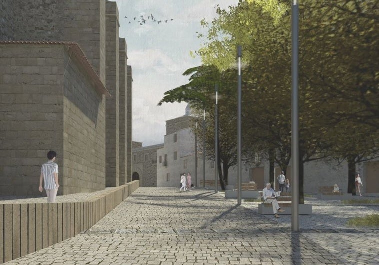 La reforma de Santiago, en Cáceres, sale a concurso y la obra se iniciará tras el verano