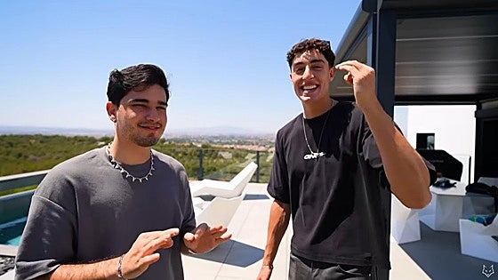 El famoso youtuber Plex visita Extremadura