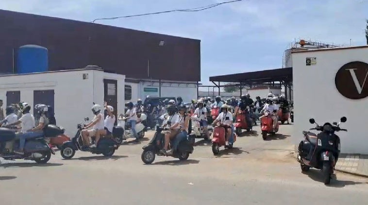Los amantes de la Vespa se concentran este fin de semana en Extremadura