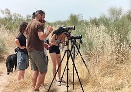La cita incluyó el avistamiento ornitológico en distintos lugares.