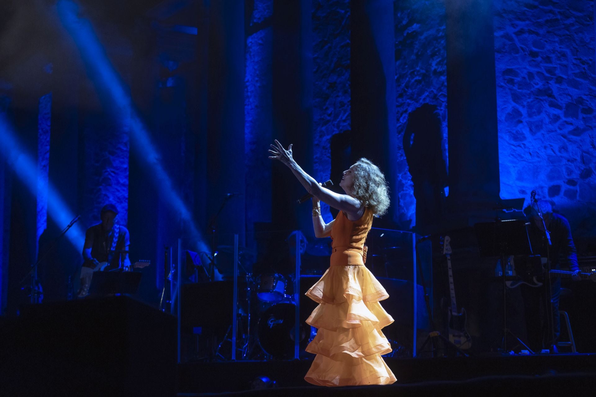Fotos | Así fue la actuación de Ana Belén en el Teatro Romano