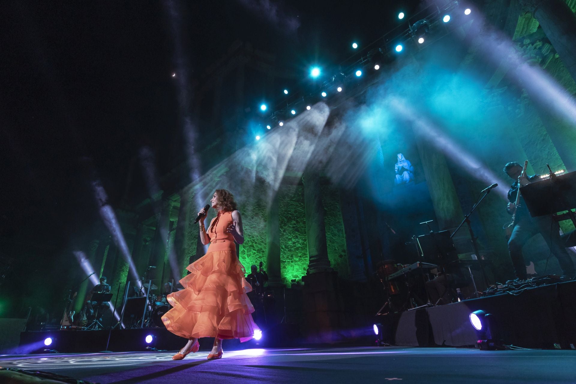 Fotos | Así fue la actuación de Ana Belén en el Teatro Romano