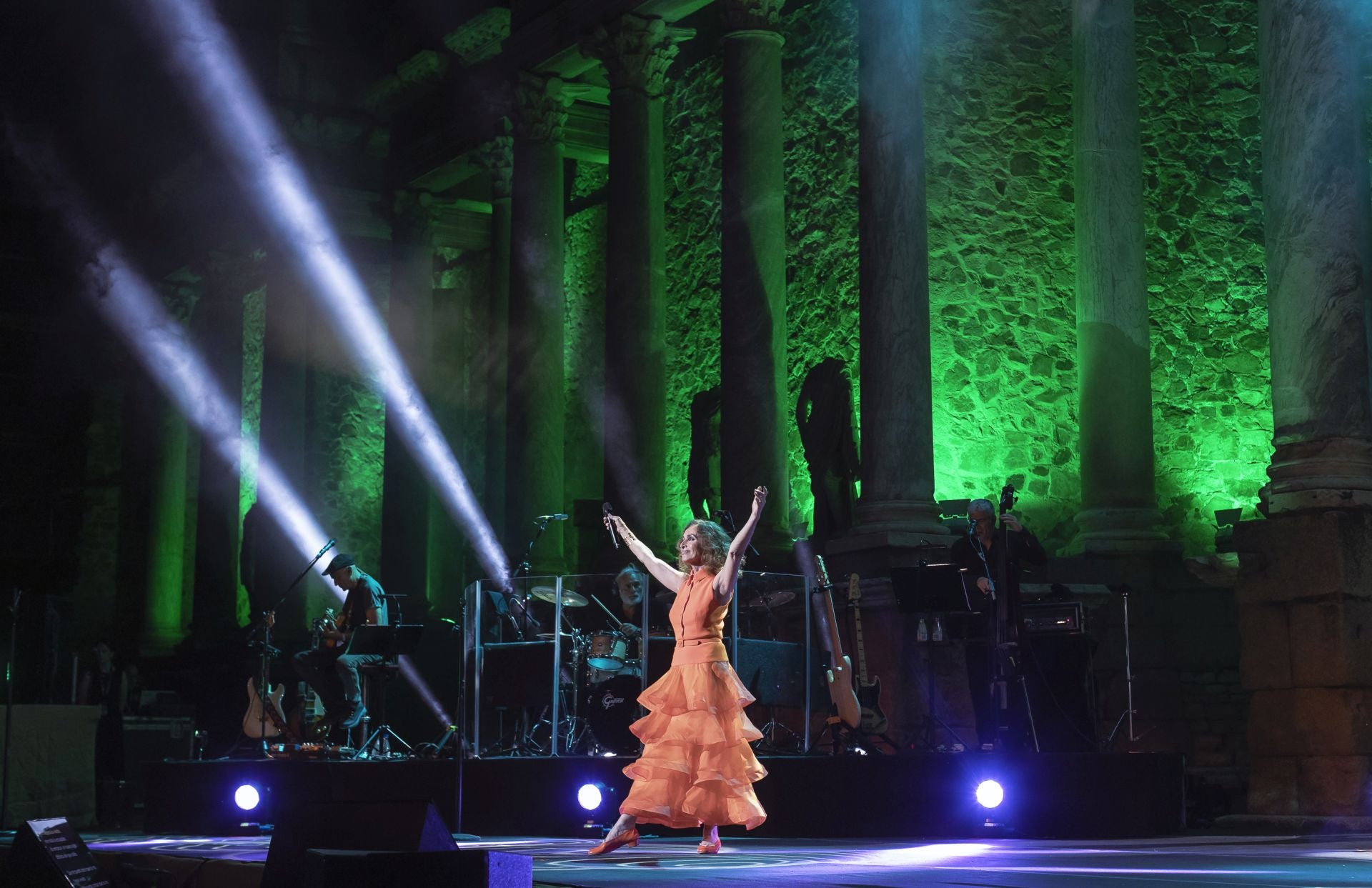 Fotos | Así fue la actuación de Ana Belén en el Teatro Romano