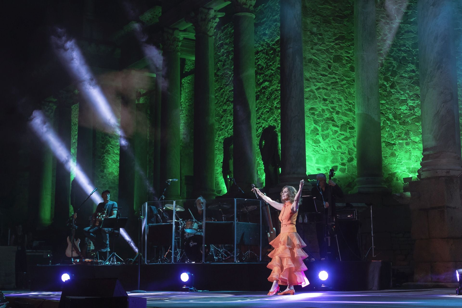 Fotos | Así fue la actuación de Ana Belén en el Teatro Romano