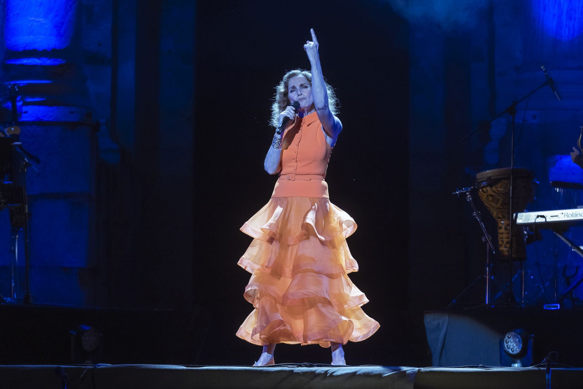 Fotos | Así fue la actuación de Ana Belén en el Teatro Romano