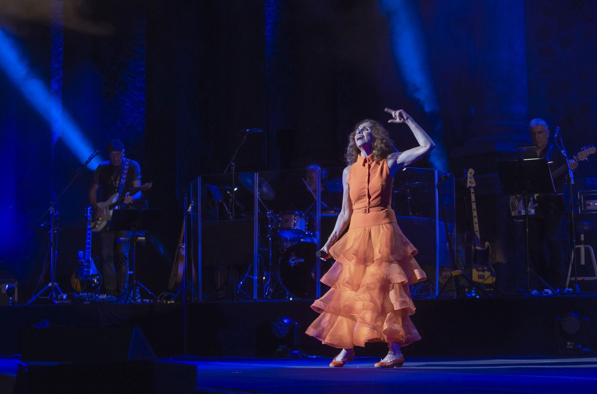 Fotos | Así fue la actuación de Ana Belén en el Teatro Romano