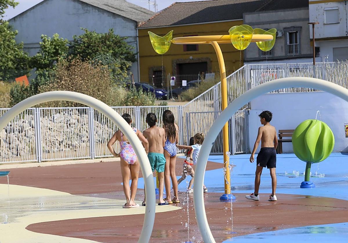 Circuito de agua en la Ciudad de la Infancia.
