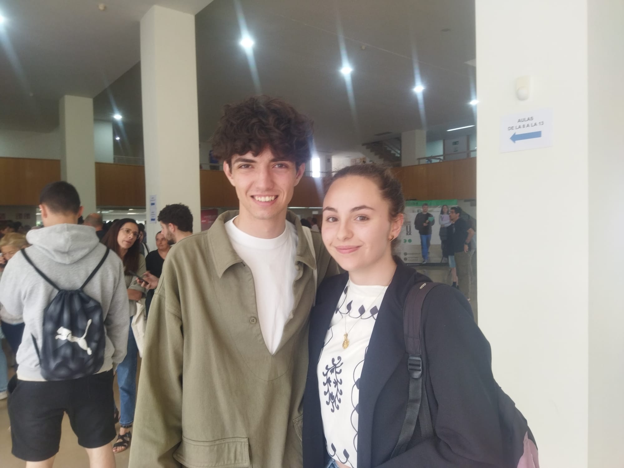 Asier Iturbe e Iciar Fernández.