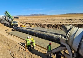 Ejecución de las obras del regadío de Monterrubio de la Serena.