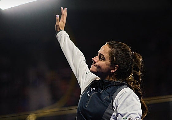 Paula Josemaría agradece el apoyo del público argentino.
