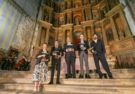 Javier Sánchez Medina, José Ramón Oliva, Cecilio Oliva, Emilio de Justo y Esther Cubo, nuevos Extremeños de HOY.