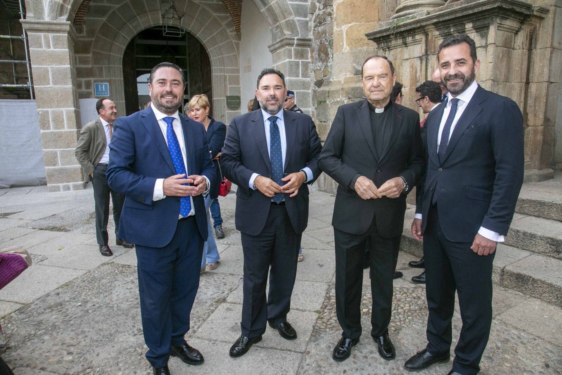 Lorenzo Ballesteros, Alfonso Serrano, Antonio Luis Galán y César Corcho