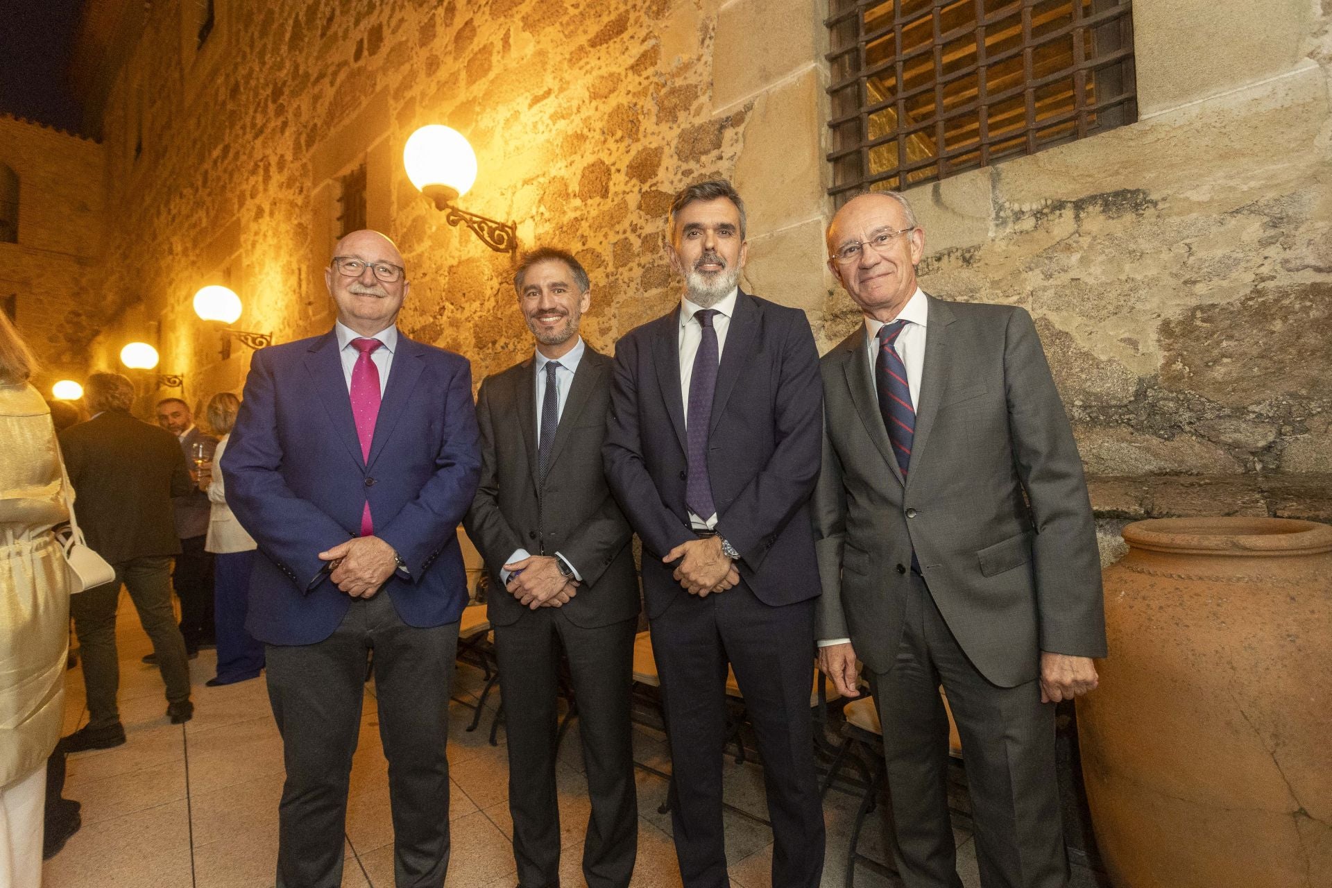Eugenio Manzano, Manuel Ángel Sánchez, Adrián Urbano y Carlos Arce