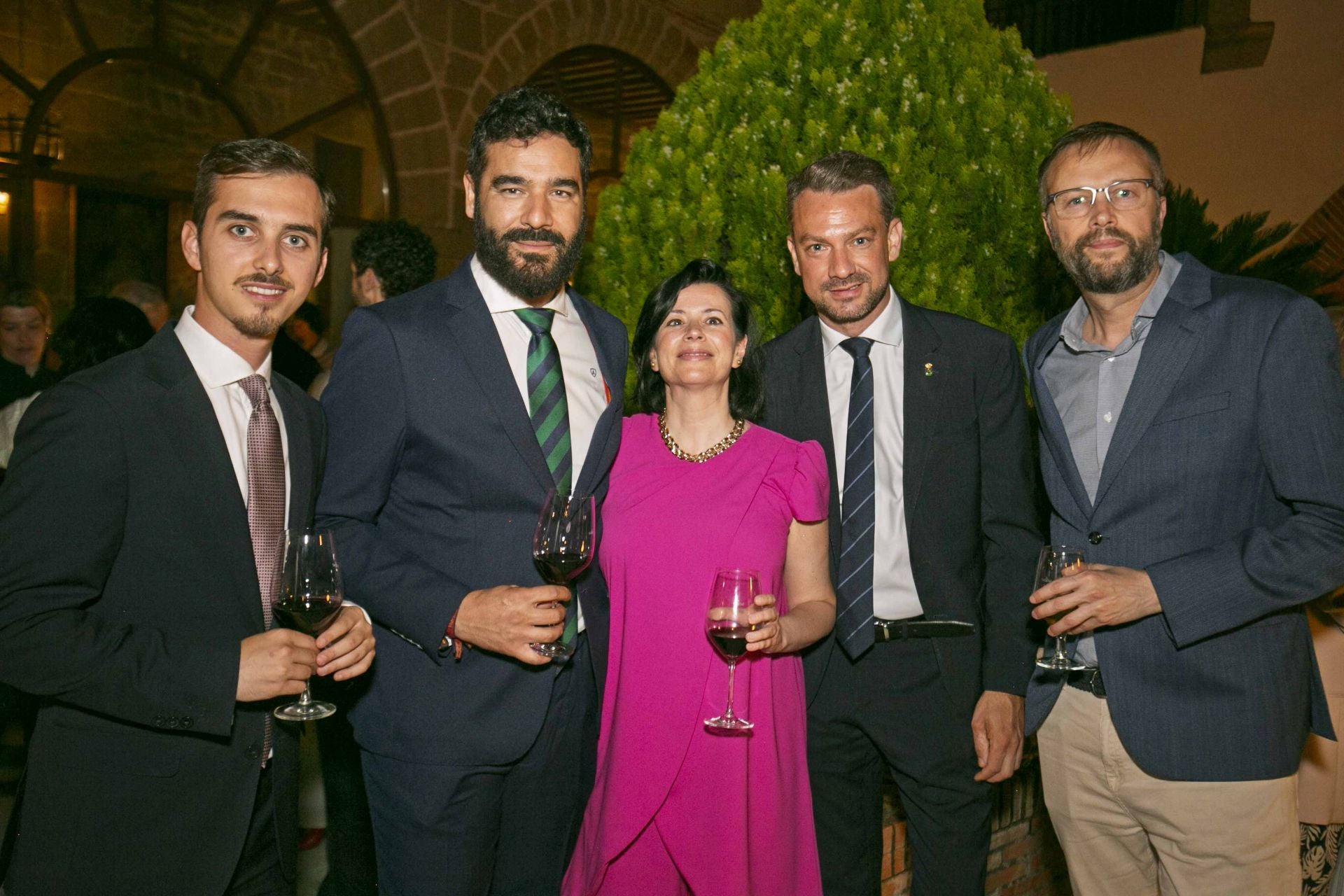 Alberto Belloso, David Dóniga, Mercedes Orantos, Luis Miguel Núñez y José Antonio Hernández