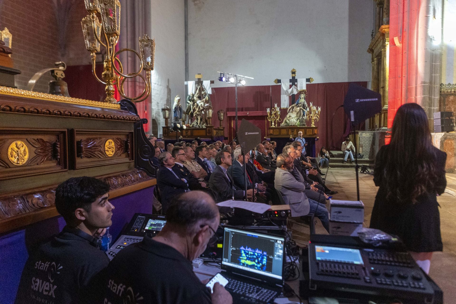 La empresa Sonido Rubio fue la encargada de sonorizar la gala.