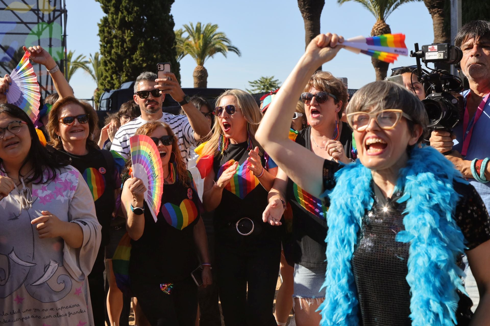 Las mejores imágenes de la fiesta de Los Palomos en Badajoz