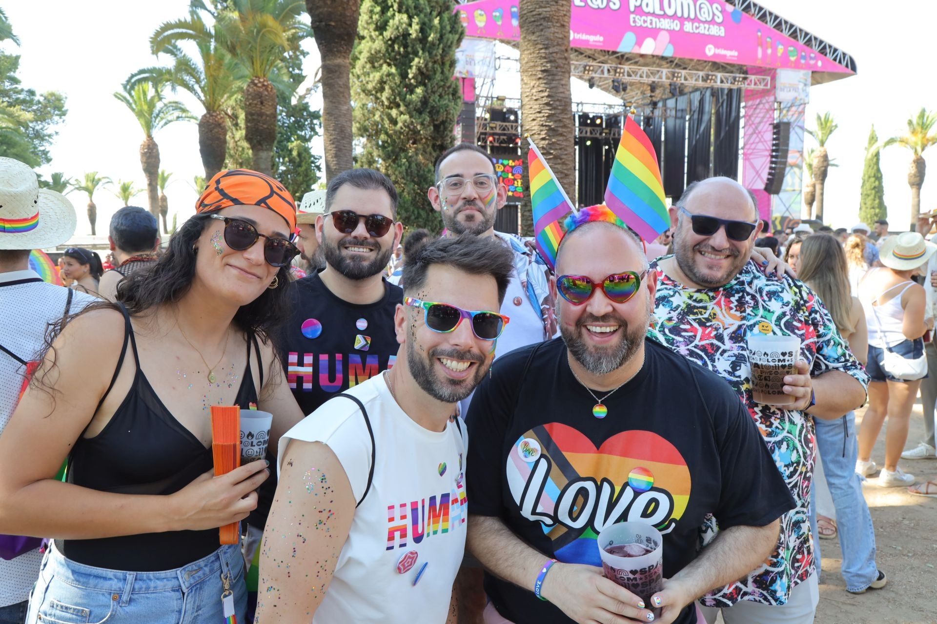Las mejores imágenes de la fiesta de Los Palomos en Badajoz