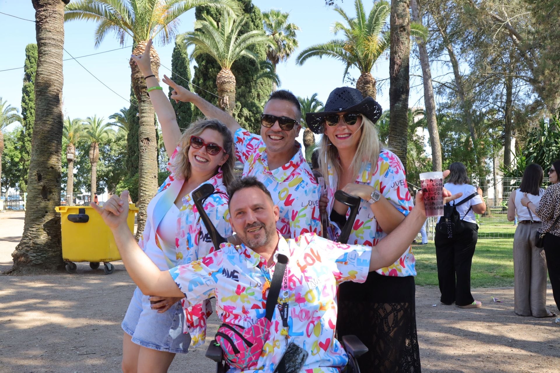 Las mejores imágenes de la fiesta de Los Palomos en Badajoz