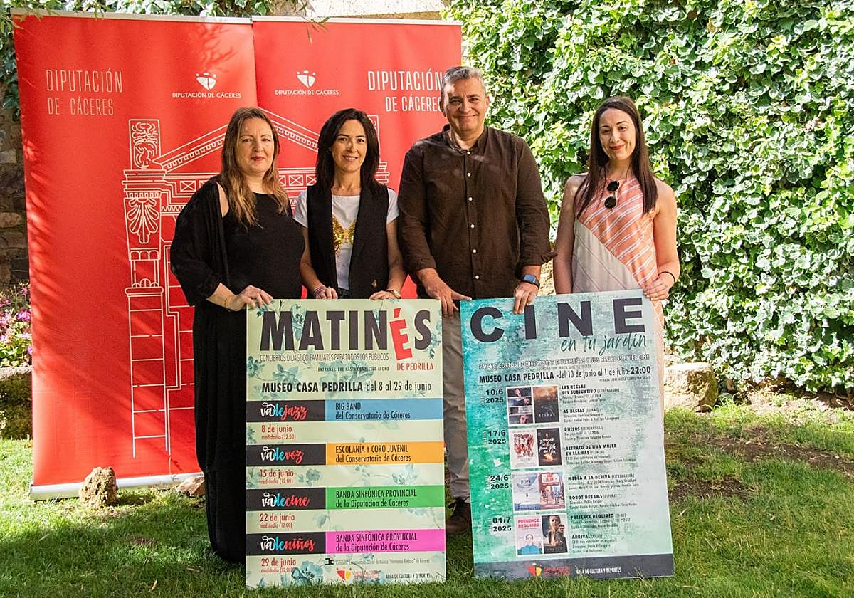 Presentación del programa de cine y música este viernes.