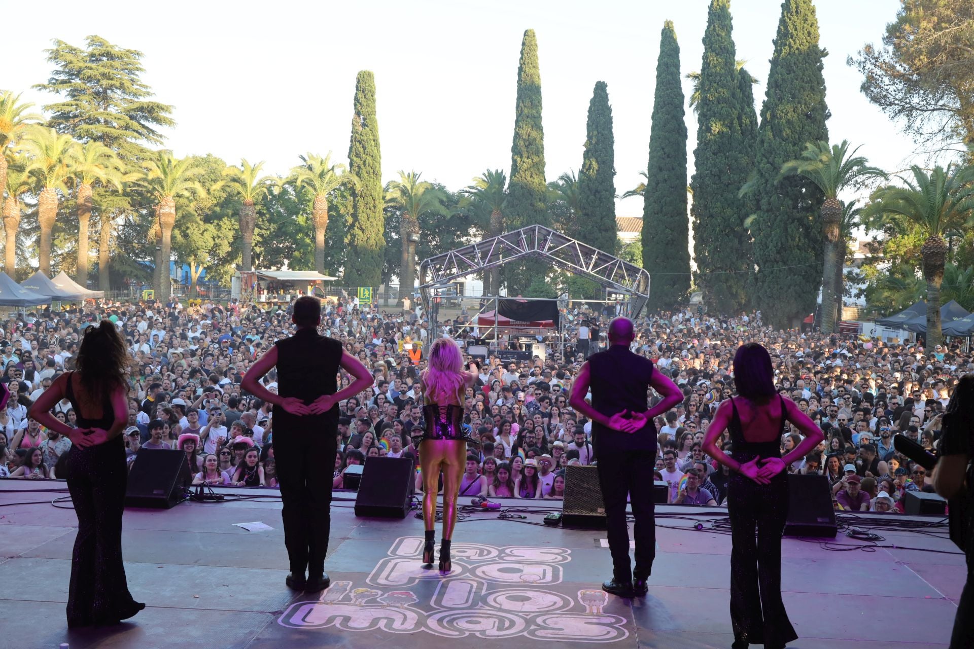 Las mejores imágenes de la fiesta de Los Palomos en Badajoz
