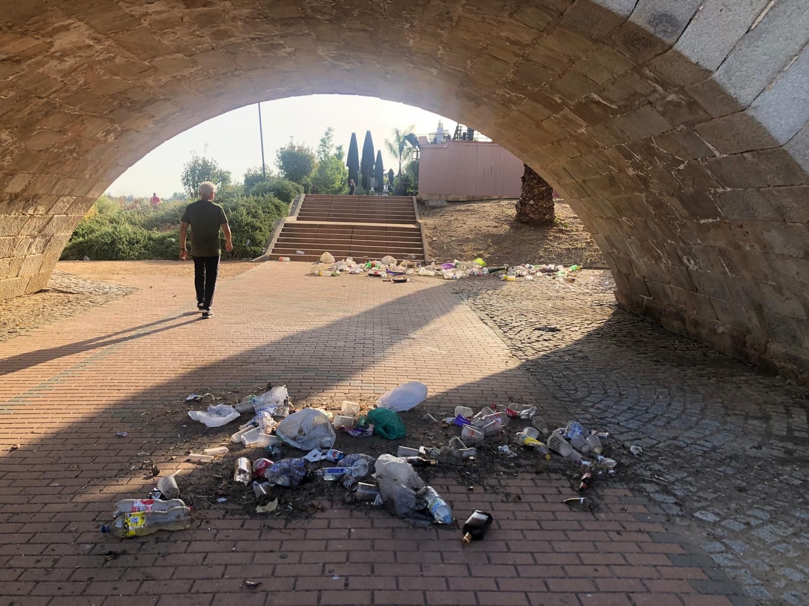Así amanece el entorno del río Guadiana tras el revuelo de Los Palomos