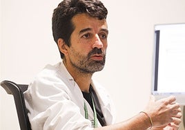 Juan Carlos Portilla, neurólogo coordinador de la Unidad de Ictus del Hospital Universitario de Cáceres.