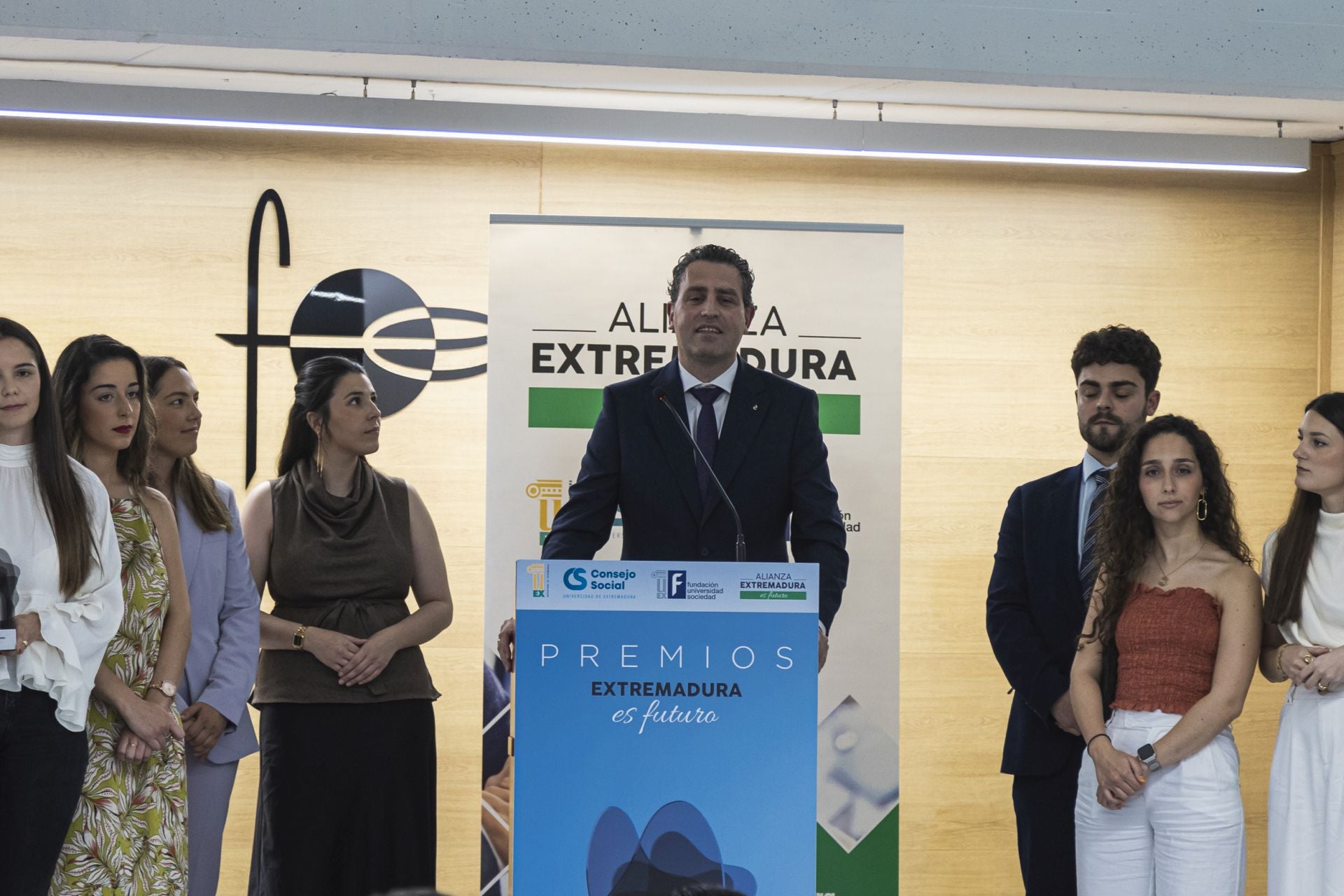 Entrega de galardones a los ganadores de la tercera edición de los &#039;Premios Extremadura es futuro&#039;