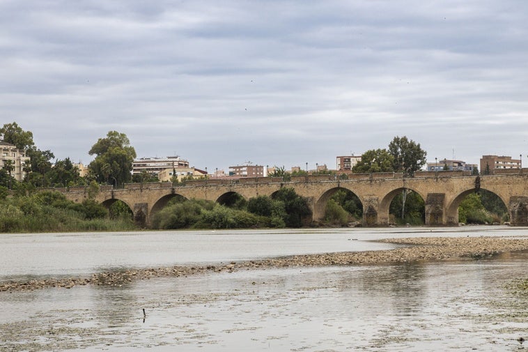 Río Guadiana a su paso por Badajoz