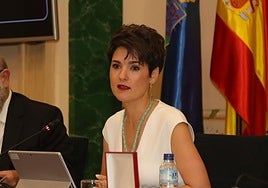 Raquel del Puerto, presidenta de la Diputación de Badajoz.