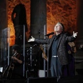 Raphael, en el concierto de 2024 en el Teatro Romano.