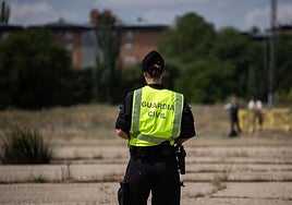 Guardia Civil durante un simulacro de rescate