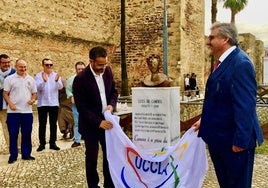 Inauguración del busto.