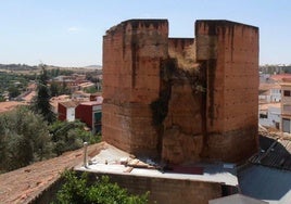Vista general de la Torremochada de Cáceres.