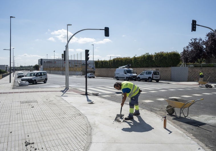 La obra del final de Ricardo Carapeto afronta los últimos retoques antes de abrir