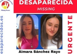 La joven desaparecida, Aimara Sánchez Rayo.