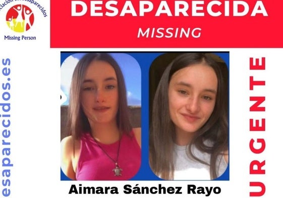 La joven desaparecida, Aimara Sánchez Rayo.