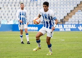 Pedro Pata durante su etapa en el Recreativo de Huelva.