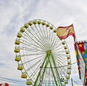 Atracción del Canguro en la feria de Badajoz.