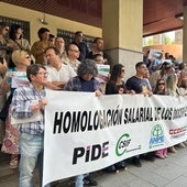 Imagen de archivo de una de las protestas llevadas a cabo este curso.