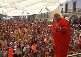Imagen de archivo de un concierto de king África en Don Benito.