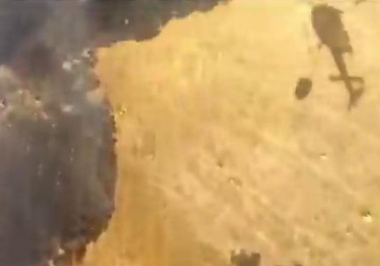 Un incendio en Hornachos obliga a activar el nivel 1 de peligrosidad